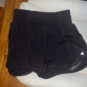 Balance Athletica "Breeze" high-waisted running shorts